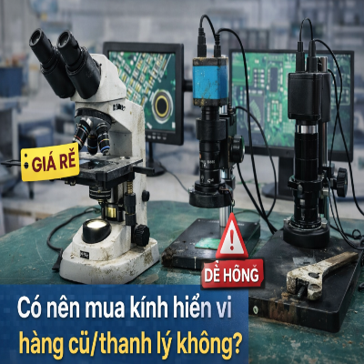 Hình nền bài viết có nên mua kính hiển vi thanh lý