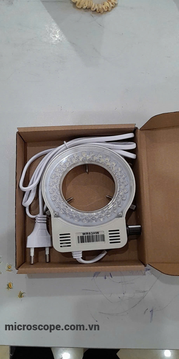 Hình ảnh đèn Led được sử dụng với kính hiển vi