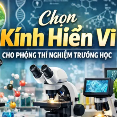 Hình nền bài viết chọn kính hiển vi cho phòng thí nghiệm trường học