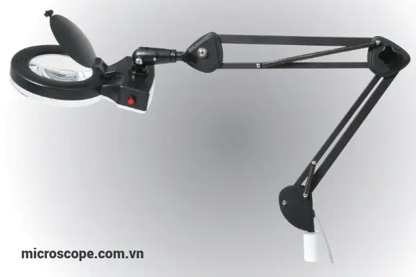 Bộ kính lúp kẹp bàn Seki-103L