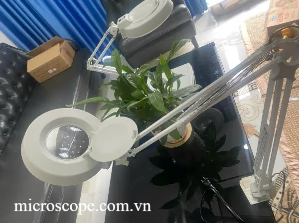 Kính lúp dạng kẹp bàn