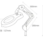 Hình ảnh kích thước của kính lúp seki sk-103