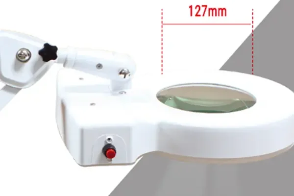 Hình nền bài viết kính lúp dạng kẹp bàn của Seki optical